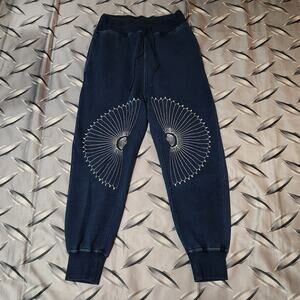 Lucky Sartorius Men’s Cotton Indigo Jogger Pants Size M Japanese Streetwear